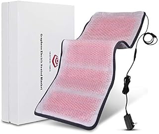 Heating Pad - Graphene Electric Heating Pad for Back Pain and Cramps, Infrared