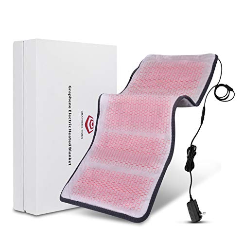 Heating Pad - Graphene Electric Heating Pad for Back Pain and Cramps, Infrared