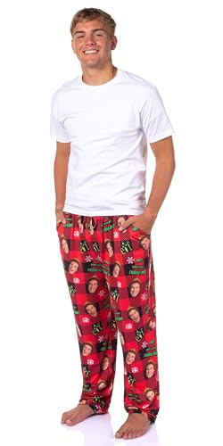 Elf The Movie Men's Santa's Coming! Christmas Tossed Sleep Pajama Pants For Adults2
