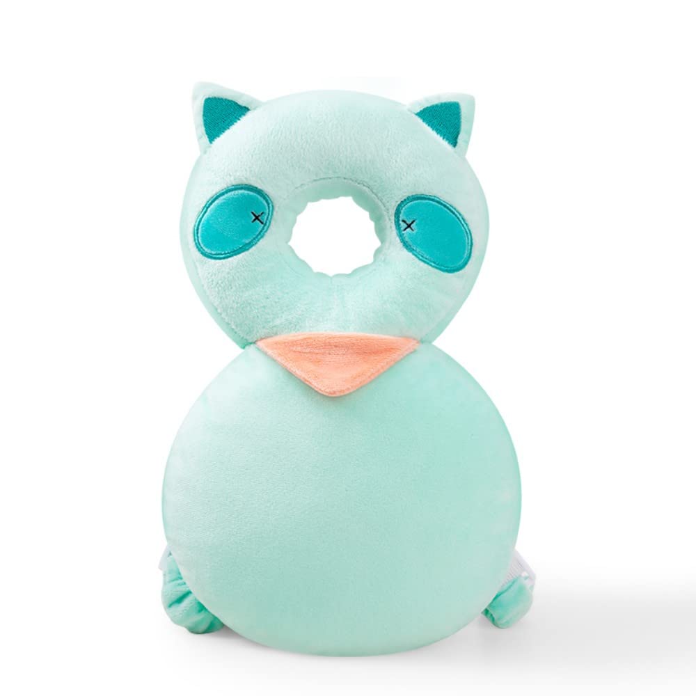 Baby Head Protector, Toddlers Head Safety Pad Cushion, Adjustable Toddlers Head Safety Pad Cushion Backpack, Baby Back Protection for Crawling & Walking, for Age 4-24Months (Coon)