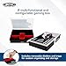BCW Prime X4 Gaming Box | Playing Card Storage Box for Decks and Game Accessories, Includes Removable Dividers and Dice Trays | Trading Card Storage Box for Gaming (Standard)