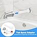 uxcell Four in One Tub Adapter, 1/2
