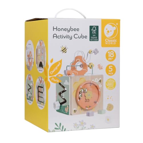 Cubo de actividades abeja Classic World contra el aburrimiento y pantallas