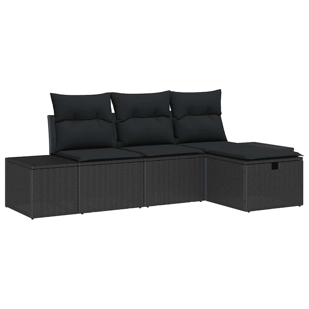 Canapé de jardin en rotin synthétique modulable pour aménager facilement les petits balcons