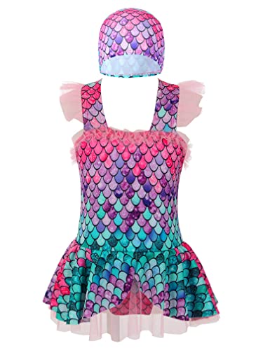 MSemis Bañador de Natacion para Niña Traje de Baño Niña de Dos Piezas Tankini Sirena y...