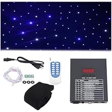 Pro3.3x6.9ft LED Motion Drape Facade-Sound-Activated Rhythm Lights with Remote,Music Programs & 70 Motion Effects for Themed Photographybackdrops Decoration 4x5m