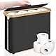 Toilettenpapier Aufbewahrung Korb mit Deckel und Griff, wasserdichter klopapier aufbewahrung, Badezimmer Organizer, Schrankbehälter, Toilettenpapier Aufbewahrungsbehälter