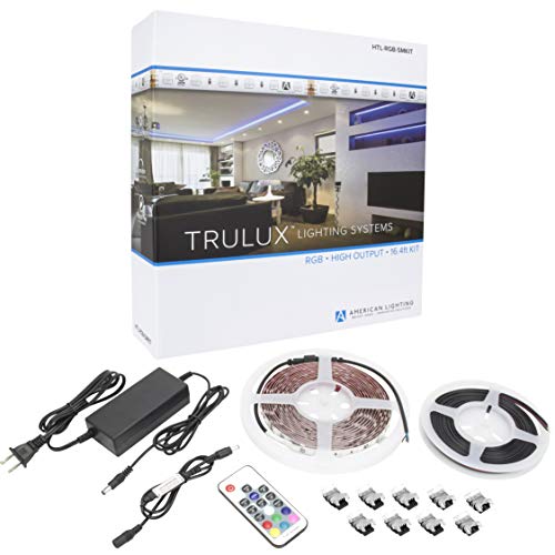 Trulux IP54 High-Output LED Tape Light Kit, RGB, Contractor Reel Kit 6-Pack