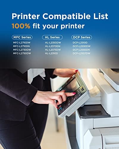 Timink Toner Cartridges Replacement for Brother TN2420 TN-2420 TN2410 Compatible with L2510D L2530DW L2550DN L2310D L2350DW L2370DN L2375DWL2710DN L2710DW L2730DW L2750DW (Black, 2-Pack)