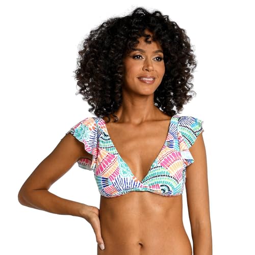 Ruffle Bikini Swimsuit Top