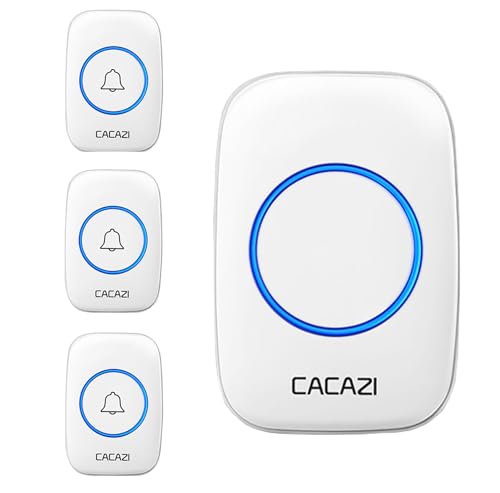 ワイヤレスドアチャイム インターホン 電池式受信機 工事不要 防水仕様 36種メロディ 4段階音量調節 玄関/介護用