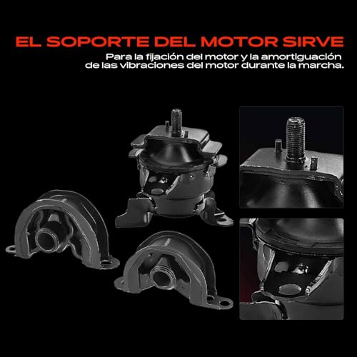 Soporte del motor Frankberg para Civic VI Coupé EJ EM1 1.6L de 1996 a 2000 5