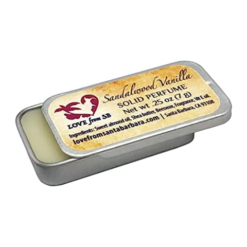 Compact Sandalwood Vanilla Perfume by Love from Santa Barbara Cover