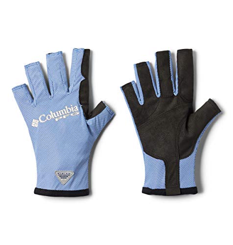 Columbia Unisex Terminal Deflector Zero Fishing Glove, Vivid Blue Heather, Large/X-Large