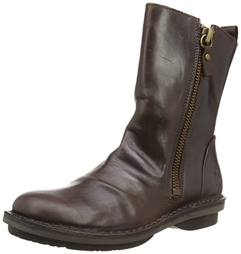 Fly London Fade966fly bottes hautes femme marron foncé en cuir 36 EU