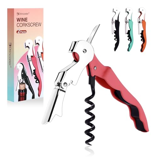 Soft Velvet Touch Waiters Double Hinge Corkscrew Wine Key Bottle