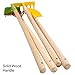 Hey! Play! Kid’s Garden Tool Set with Child Safe Shovel, Rake, Hoe and Leaf Rake– 4 Piece Gardening Kit with Long Wood Handles for Boys and Girls