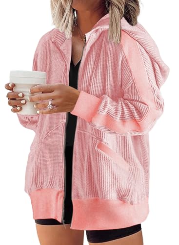 Eytino Plus Size Long Sleeve Zip Up Hoodie