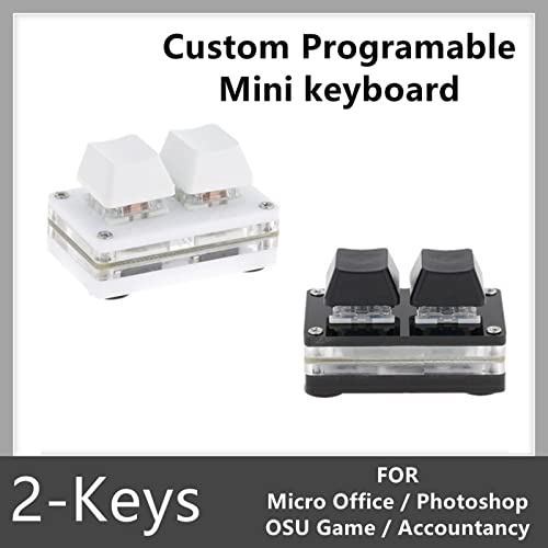 Image of CALANDIS 2-Key Mechanical Gaming Keypad Hot Swap Programming Black Red Switch