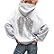 Fulidngzg Pull Ange Sweat a Capuche Femme - avec Ailes d'ange en Strass et Poches Décontracté Sweatshirt Casual Manche Longue Hoodies Automne et Hiver Chaud Streetwear Sport Vêtements