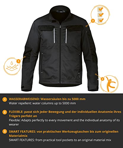 Uvex Tune-up Männer-Softshelljacke - Jacke für die Arbeit - Schwarz - L