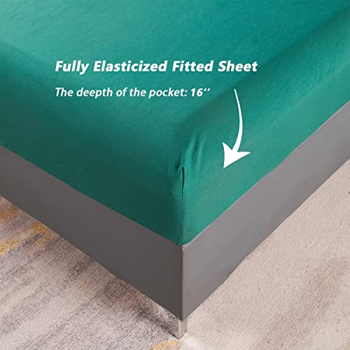 Perfemet 6 Pcs Green Camo Comforter Set Twin Size Camouflage Bedding Set With Sheet And Pillowcases Soft Lightweight Comforter/Bedspread/Blanket For Kids Teens(Twin, Green) #TOP5