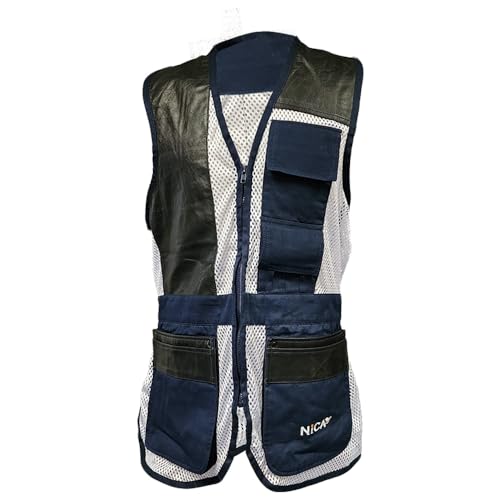 NICA Design 6 2.0 Shoooting Vest-RIGHT hand-Navy (US, Alpha, Large, Regular, Regular, Navy)