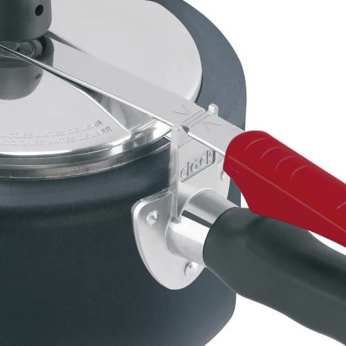 Panela De Pressão 3l Original Preto Revestida Clock