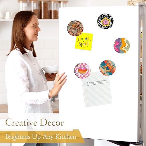 ZYNERY Sublimation Magnet Blanks 3x3 inch, 30Pcs Sublimation Blank Fridge Magnets Printable Photos, Personalized Sublimation Magnets for Refrigerator Decoration, Kitchen, Office, Wall by ZYNERY - Image 6