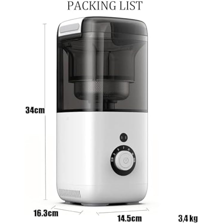 300w rice milling machine, automatic rice bran separator with measuring cup, 480ml capacity, 7 gears for precision milling, quick 3-minute rice production for home, farms