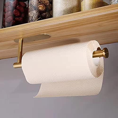 Miniatura 4 de Soporte para toallas de papel debajo del gabinete, soporte para toallas de papel de cocina, soporte autoadhesivo, rollos gigantes, soportes para