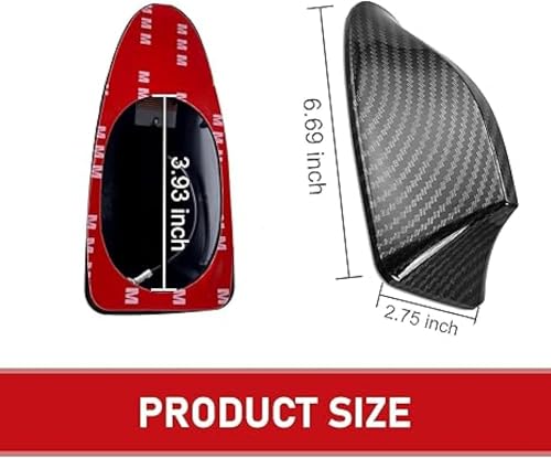 Aleta de tiburón de fibra de carbono sin perforar para Chery Jaecoo J7 2023-2024 2