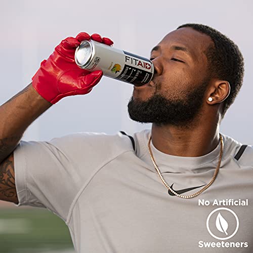 FITAID Recovery Blend, 100% Clean and Paleo Friendly, No Artificial Colors, Flavors or Sweeteners, BCAAs, L-Glutamine, L-Arginine, Omega 3s, 12 Fl Oz (Pack of 24)