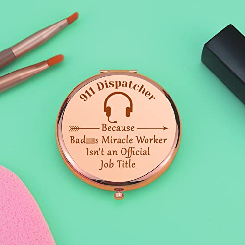 Espejo compacto para maquillaje redondo 2.6 pulgadas miniatura 5