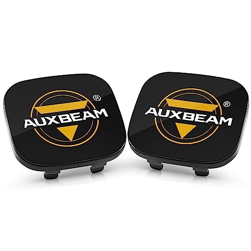 Image of Auxbeam XP-Ultra Series 5 Inch Black Protective Light Covers, Cube Offroad Lens Cap, On Road & Off Road Compliant, Square Pod Light Lid, Snap-On Design, 2 Packs