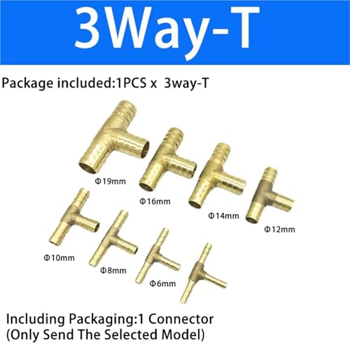 Conector de púas de cobre de 12mm para eliminar goteos en uniones de mangueras de aire 3