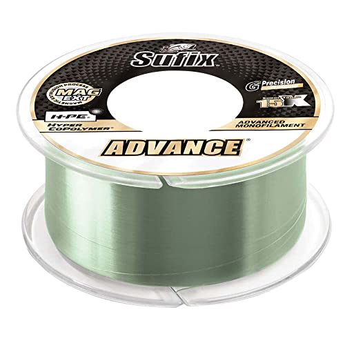 Sufix Advance Monofilament 10 lb Low-Vis Green - 1200 Yds