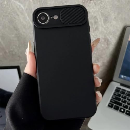 Coque en silicone souple noire pour iPhone 13 antichoc de protection