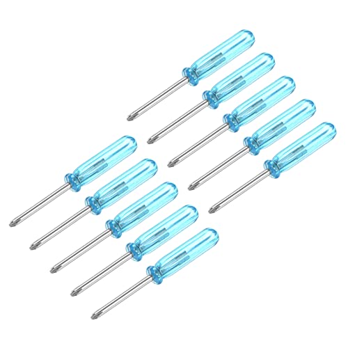 sourcing map Mini Phillips Screwdriver, 2.0mm Cross Head 45mm Length for Small Appliances Repair, 10 Pcs