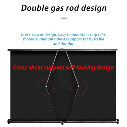 Pantalla plegable portátil para proyector 50" 16:9 miniatura 5
