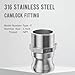 316 Stainless Steel Cam & Groove fittings，1