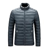 【Poches zippées】 : la veste matelassée pliable pour homme a des poches avec fermeture éclair. La poche avec fermeture éclair n'est pas facile à faire tomber les objets, et il est plus sûr de ranger vos effets personnels tels que : cartes, portefeuilles, téléphones portables, clés, etc.