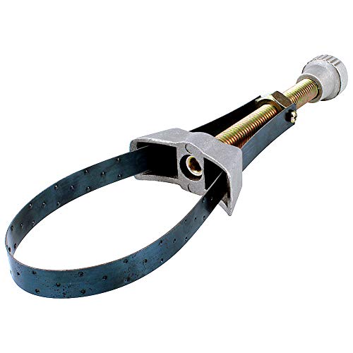 Yerbay Adjustable Oil Filter Wrench Removal Tool 60-120mm Diameter Adjustable Cap Spanner Strap Wrench Repair tool for Motorcycle Car