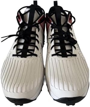Nike Force Savage Pro 3 Men’s Mid Football Cleats White Red Black FJ8163-109 Size 17 M US
