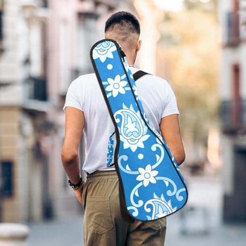 JRHEJTHH Housse imperméable durable pour ukulélé avec épaules réglables pour ukulélé de 53,3 cm, 58,4 cm, 61 cm, rembourrage épais, motifs texturés élégants – Bleu, Multicolore., - Les Beatles, Paul McCartney, John Lennon, RIngo Starr, George Harrison JRHEJTHH Housse imperméable durable pour ukulélé avec épaules réglables pour ukulélé de 53,3 cm, 58,4 cm, 61 cm, rembourrage épais, motifs texturés élégants – Bleu, Multicolore., – Image 6