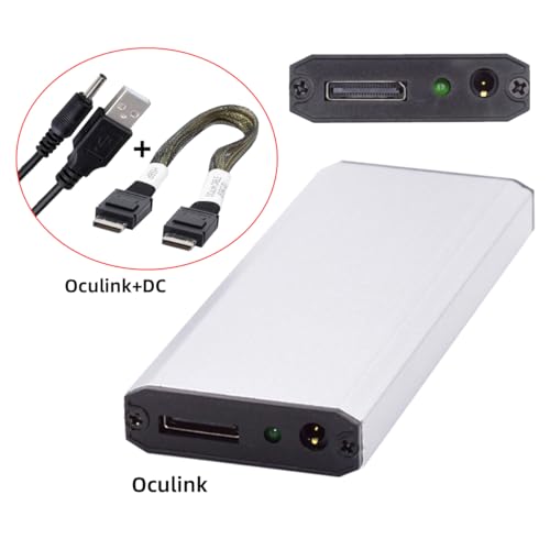 Adaptador Caja SSD M.2 NGFF a Oculink PCIe 4.0 miniatura 6