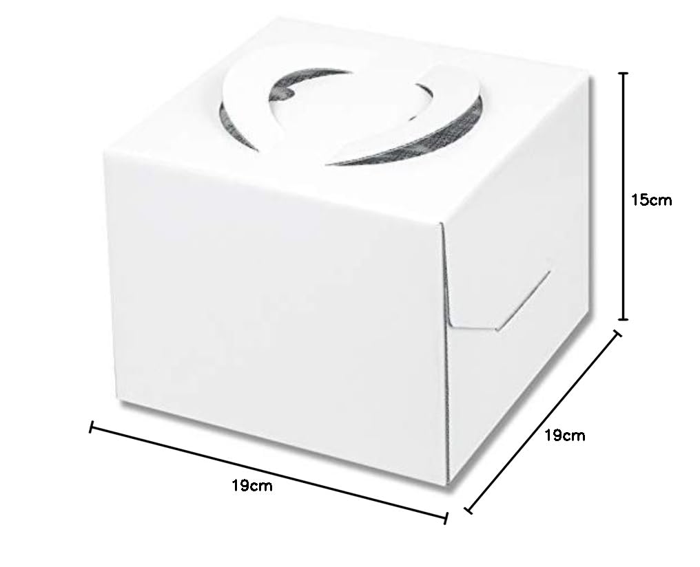 Amazon.co.jp: シモジマ (ヘイコー) ケーキ箱 キャリーデコ 5号 高さ