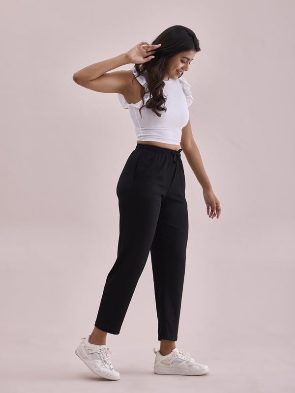 Image of GO Colors Women Rib Pant