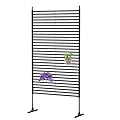 Outdoor Privacy Screens Freestanding, 72"H×36"W PE-Coating Metal Privacy Fence Screen for Outside, Rustproof Privacy Panels Privacy Wall, Decorative Fences for Patio, Deck, Lawn Garden, Backyard