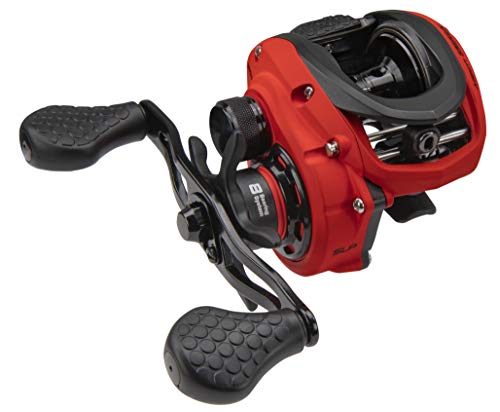 Lew's Mach Smash Slp 7.5:1 Right Hand Baitcast Reel, Red #TOP3